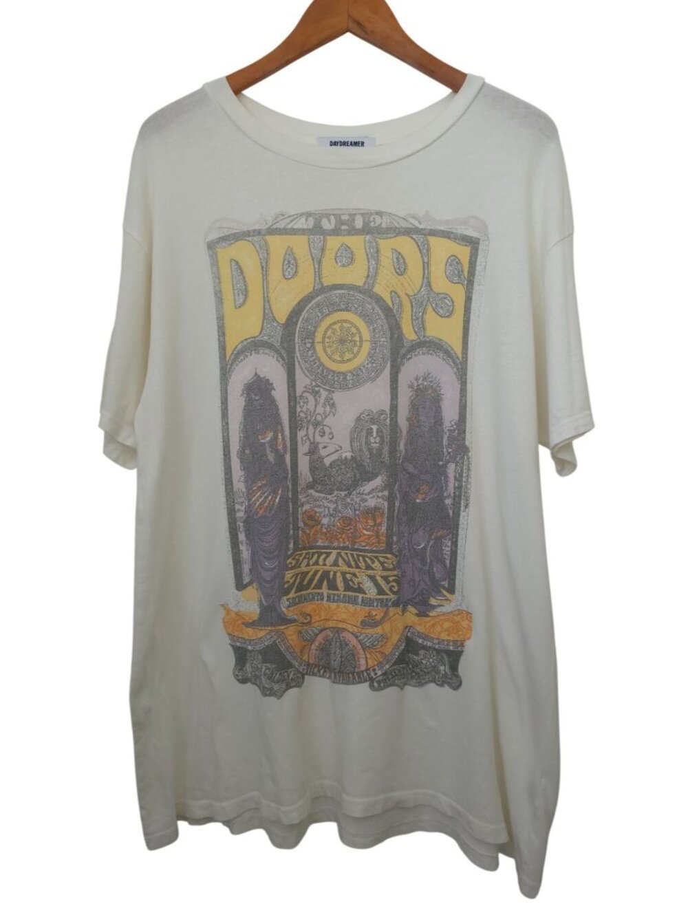 Daydreamer The Doors Sacramento Memorial Auditorium Concert Oversized Tee Sz S